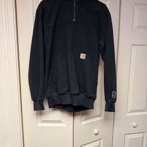 Carhartt Men's Black Zip-Up Sweater